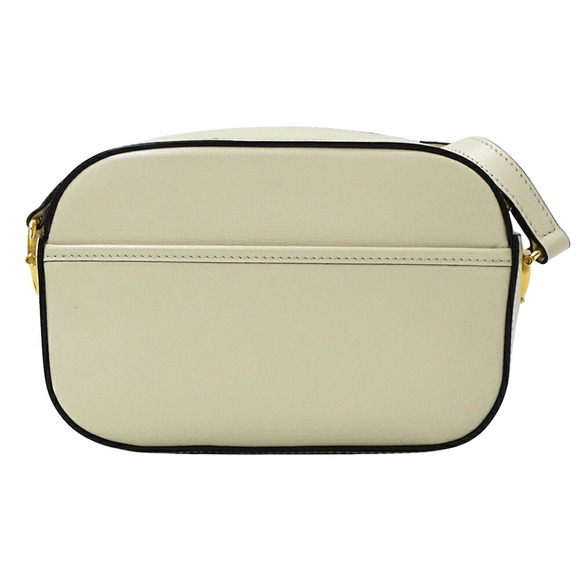 GUCCI White Leather Horsebit Shoulder Bag - Picture 3 of 13